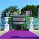 Transportation of pictures for Point Art Monaco exhibition