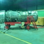 Transportation of aircraft Il-76TD engine D-30KP-2